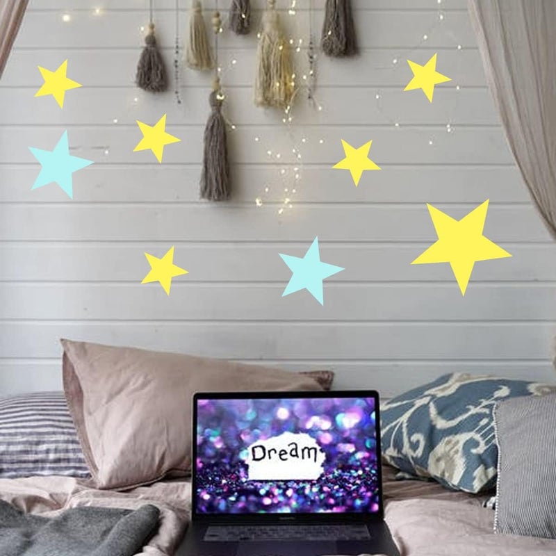 ZTEOFO 8 PCS Large Star Stencil, Star Stencils Different Sizes, Stars Template Stencil, Stars Stencils for Painting, for Painting Template - Image 2